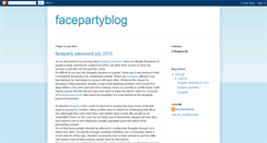 Desktop Screenshot of facepartyblog.blogspot.com