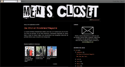 Desktop Screenshot of mencloset.blogspot.com