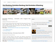 Tablet Screenshot of kostkontrakanbandung.blogspot.com