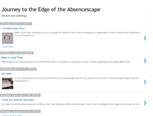 Tablet Screenshot of absencescapes.blogspot.com