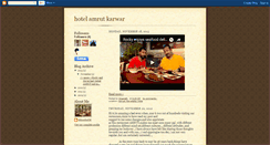 Desktop Screenshot of hotelamrutkarwar.blogspot.com