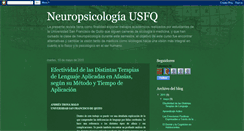 Desktop Screenshot of neuropsicologiausfq.blogspot.com