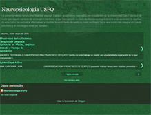 Tablet Screenshot of neuropsicologiausfq.blogspot.com