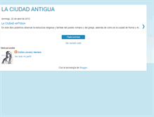 Tablet Screenshot of ciudadantigua.blogspot.com