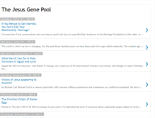 Tablet Screenshot of jesusgenepool.blogspot.com