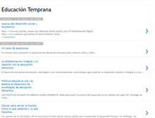 Tablet Screenshot of educintemprana.blogspot.com