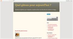 Desktop Screenshot of gateau-pour-aujourdhui.blogspot.com