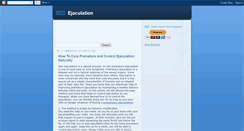 Desktop Screenshot of prematureejaculationtips.blogspot.com