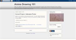 Desktop Screenshot of animedrawing101.blogspot.com