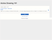 Tablet Screenshot of animedrawing101.blogspot.com