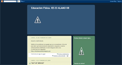 Desktop Screenshot of educaionfisicaalamo08.blogspot.com