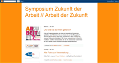 Desktop Screenshot of diezukunftderarbeit-symposium.blogspot.com