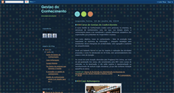 Desktop Screenshot of gestaodoconhecimentoo.blogspot.com