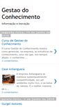 Mobile Screenshot of gestaodoconhecimentoo.blogspot.com