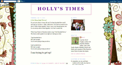 Desktop Screenshot of hollystimes.blogspot.com