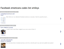 Tablet Screenshot of facebookemoticons-smileys.blogspot.com