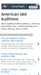 Mobile Screenshot of american-idol-auditions.blogspot.com