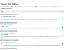 Tablet Screenshot of cheappetpillow.blogspot.com
