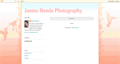 Desktop Screenshot of janinebendaphotography.blogspot.com