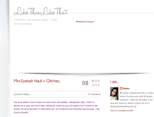 Tablet Screenshot of like-thislikethat.blogspot.com