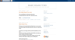 Desktop Screenshot of makeheadsturn.blogspot.com