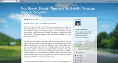 Desktop Screenshot of indurumahpanjai.blogspot.com