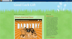 Desktop Screenshot of goodluckgift.blogspot.com