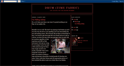 Desktop Screenshot of drumfabric.blogspot.com