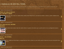 Tablet Screenshot of caballosenelcine.blogspot.com