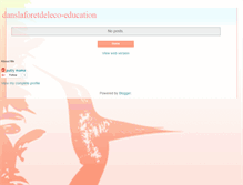 Tablet Screenshot of danslaforetdeleco-education.blogspot.com