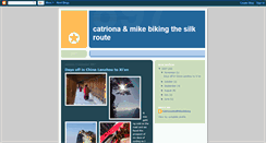 Desktop Screenshot of catrionamikesilkroute.blogspot.com