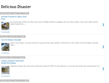 Tablet Screenshot of delicious-disaster.blogspot.com