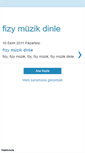 Mobile Screenshot of fizymuzikdinle.blogspot.com