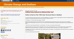 Desktop Screenshot of climatechangeindedham.blogspot.com