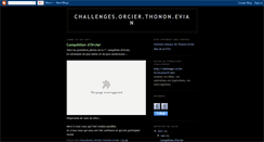Desktop Screenshot of challenges-orcier-thonon-evian.blogspot.com
