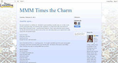 Desktop Screenshot of mtimesthecharm.blogspot.com