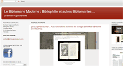 Desktop Screenshot of le-bibliomane.blogspot.com