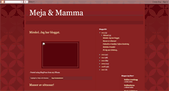 Desktop Screenshot of mejamamma.blogspot.com