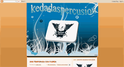 Desktop Screenshot of kedadaspercusion.blogspot.com