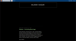 Desktop Screenshot of bloodsugarloan.blogspot.com