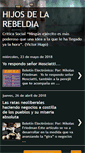 Mobile Screenshot of hijosdelarebeldia.blogspot.com