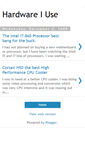 Mobile Screenshot of hardwareiuse.blogspot.com
