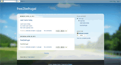 Desktop Screenshot of free2befrugal.blogspot.com