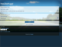 Tablet Screenshot of free2befrugal.blogspot.com