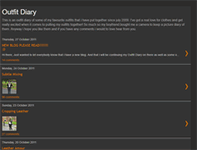 Tablet Screenshot of myoutfitdiary.blogspot.com