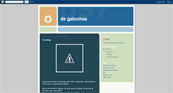 Desktop Screenshot of degalochas.blogspot.com