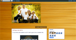 Desktop Screenshot of bayerslifelessons.blogspot.com