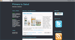 Desktop Screenshot of primerosalud.blogspot.com