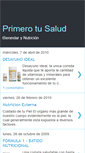 Mobile Screenshot of primerosalud.blogspot.com