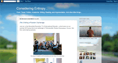 Desktop Screenshot of consideringentropy.blogspot.com